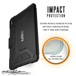 Urban Armor Gear Metropolis Folio Case - удароустойчив хибриден кейс от най-висок клас за iPad Pro 12.9 (2018) (черен) 7