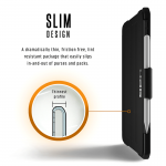 Urban Armor Gear Metropolis Folio Case - удароустойчив хибриден кейс от най-висок клас за iPad Pro 12.9 (2018) (черен) 6