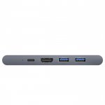 Baseus Thunderbolt C+ Pro USB-C Hub - мултифункционален хъб за свързване на допълнителна периферия за MacBook Pro (тъмносив) 3