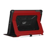 Urban Armor Gear Metropolis Folio Case - удароустойчив хибриден кейс от най-висок клас за iPad 5 (2017), iPad 6 (2018) (червен-черен) 4