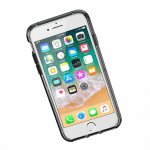 Griffin Survivor Clear Case - хибриден удароустойчив кейс за iPhone 8, iPhone 7, iPhone 6S, iPhone 6 (черен) 3