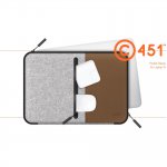 LabC Pocket Sleeve 15 - текстилен калъф за MacBook Pro 15 и лаптопи до 15.6 инча (кафяв) 1