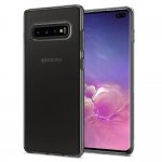 Spigen Liquid Crystal Case - тънък качествен слииконов (TPU) калъф за Samsung Galaxy S10 Plus (прозрачен)  12