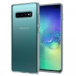 Spigen Liquid Crystal Case - тънък качествен слииконов (TPU) калъф за Samsung Galaxy S10 Plus (прозрачен)  8