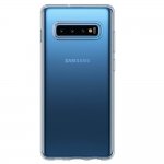 Spigen Liquid Crystal Case - тънък качествен слииконов (TPU) калъф за Samsung Galaxy S10 Plus (прозрачен)  7