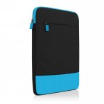 Incipio Asher Vertical Sleeve MRSF-086-BLK - текстилен/неопренов калъф с външен джоб с цип за Microsoft Surface 3 и таблети до 11 инча (черен-син) 3