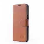 JT Berlin BookCase Kreuzberg Case - хоризонтален кожен (естествена кожа) калъф тип портфейл за Samsung Galaxy S10E (кафяв) 1