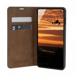 JT Berlin BookCase Tegel Case - хоризонтален кожен (естествена кожа) калъф тип портфейл за Samsung Galaxy S10 (черен) 3