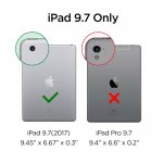 Spigen Tough Armor Case - хибриден кейс с най-висока степен на защита за iPad 5 (2017), iPad 6 (2018) (тъмносив) 7