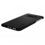 Spigen Thin Fit Case - качествен тънък матиран кейс за Samsung Galaxy S10E (черен) 3