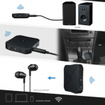 Rovtop 2 in 1 Stereo Bluetooth 4.2 Receiver & Transmitter - аудио трансмитер и рисийвър за безжично прехвърляне на аудио 1