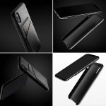 Mujjo Leather Wallet Case - кожен (естествена кожа) кейс с джоб за кредитна карта за iPhone XS, iPhone X (черен) 6