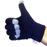 A-Solar Gloves L - зимни ръкавици за тъч екрани (черни) 1