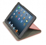 Tucano Micro Hard Case - кожен калъф и поставка за iPad mini, iPad mini 2, iPad mini 3 (червен) 2