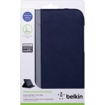 Belkin Cinema Stripe - кожен калъф и поставка за Samsung Galaxy Note 8 (син) 5