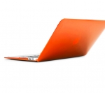 InCase Hardshell Case - предпазен кейс за MacBook Air 11 инча модел 2012 г. (оранжев-прозрачен) 1