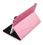 Tucano Filo Hard Folio - текстилен калъф с Auto On/Off и поставка за iPad Air, iPad 5 (2017) (розов) 4