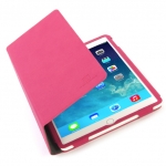 Tucano Fresco Folio Case - полиуретанов гумиран калъф и поставка за iPad Air, iPad 5 (2017) (розов) 2