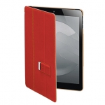 SwitchEasy Pelle Swarovski - луксозен кожен калъф и поставка за iPad Air, iPad 5 (2017) (червен) 2