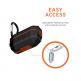 Urban Armor Gear Hardcase Hang Case - удароустойчив силиконов калъф с карабинер за Apple Airpods Pro (черен-оранжев) 7