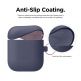 Elago Airpods Skinny Silicone Hang Case - тънък силиконов калъф с карабинер за Apple Airpods и Apple Airpods 2 with Wireless Charging Case (тъмносин)  2