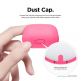 Elago Airpods Skinny Silicone Case - тънък силиконов калъф за Apple Airpods и Apple Airpods 2 with Wireless Charging Case (розов-фосфор)  5