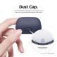 Elago Airpods Skinny Silicone Case - тънък силиконов калъф за Apple Airpods и Apple Airpods 2 with Wireless Charging Case (тъмносин)  2