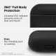 Elago Airpods Slim Hang Silicone Case - силиконов калъф с карабинер за Apple Airpods Pro (черен) 2