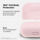 Elago Airpods Slim Hang Silicone Case - силиконов калъф с карабинер за Apple Airpods Pro (розов) 3