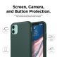 Elago Slim Fit Strap Case - качествен поликарбонатов кейс с каишка за китката за iPhone 11 (тъмнозелен) 1
