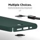 Elago Slim Fit Strap Case - качествен поликарбонатов кейс с каишка за китката за iPhone 11 (тъмнозелен) 3