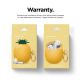 Elago Airpods Pineapple Design Silicone Case - силиконов калъф с карабинер за Apple Airpods и Apple Airpods 2 (оранжев) 8