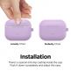 Elago Airpods Original Hang Silicone Case - силиконов калъф с карабинер за Apple Airpods Pro (лилав) 4