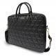 Guess Quilted Laptop Bag - луксозна дизайнерска чанта с дръжки и презрамка за преносими компютри до 15 инча (черна) 1