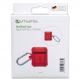 4smarts HardShell - поликарбонатов кейс с карабинер за Apple Airpods и Apple Airpods 2 (червен) 2
