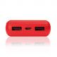 4smarts Power Bank VoltHub Go 10000 mAh - външна батерия с 2 USB изхода (червен) 1