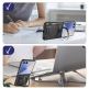 Хибриден удароустойчив кейс с вградена поставка за Samsung Galaxy Z Flip8 - Techsuit CamGuard Pro Case (черен) 4