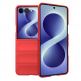 Удароустойчив поликарбонатов кейс за Samsung Galaxy Z Flip8 - Techsuit Magic Shield Hard Case (червен)