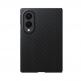 Оригинален кевларен кейс с Qi2 за Samsung Galaxy Z Fold8 - Samsung Carbon Magnet Case EF-KF971SBE (черен) 2