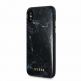 Guess Marble Case - дизайнерски кейс с висока защита за iPhone XS, iPhone X (черен) 1