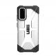 Urban Armor Gear Plasma - удароустойчив хибриден кейс за Samsung Galaxy S20 (прозрачен) 3