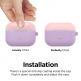 Elago Duo Hang Silicone Case - силиконов калъф с карабинер за Apple Airpods Pro (лилав-розов) 5