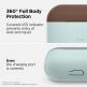 Elago Duo Silicone Case - силиконов калъф за Apple Airpods Pro (светлосин-кафяв) 3