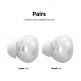 Elago Airpods Basic Cover with Carrying Pouch Case - силиконов калъф с карабинер и силиконови накрайници за Apple Airpods и Apple Airpods 2 (бял-фосфор) 2