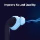 Elago Airpods Basic Cover with Carrying Pouch Case - силиконов калъф с карабинер и силиконови накрайници за Apple Airpods и Apple Airpods 2 (бял-фосфор) 3