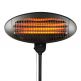 Platinet Quartz Patio Heater 2000W IP34 Adjustable Height - кварцова лампа с инфрачервен нагревател (черен) 1