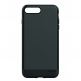 Incase Protective Cover - удароустойчив силиконов (TPU) калъф за iPhone 8 Plus, iPhone 7 Plus (прозрачен-черен) 1