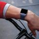 Fitbit Ionic Accessory Band Perforated Leather Large - кожена (естествена кожа) каишка за Fitbit Ionic (тъмносин)  1