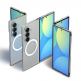 Качествен поликарбонатов кейс с Qi2 за Samsung Galaxy Z Fold8 Ultra - Spigen AirSkin MagFit Qi2 Case (прозрачен) 3