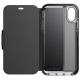 Tech21 Evo Wallet Kenley Case - кожен флип калъф с висока защита за iPhone XS, iPhone X (черен) 5